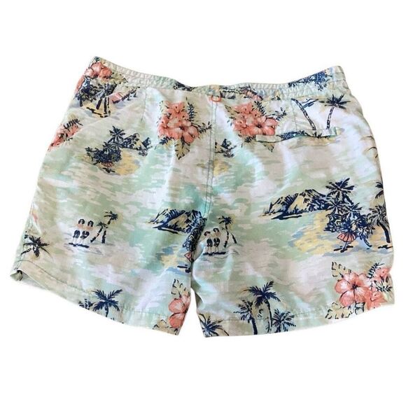 Tori Richard Hawaiian Swim Trunks Mesh Lined Shorts Men’s 38 - Picture 2 of 6